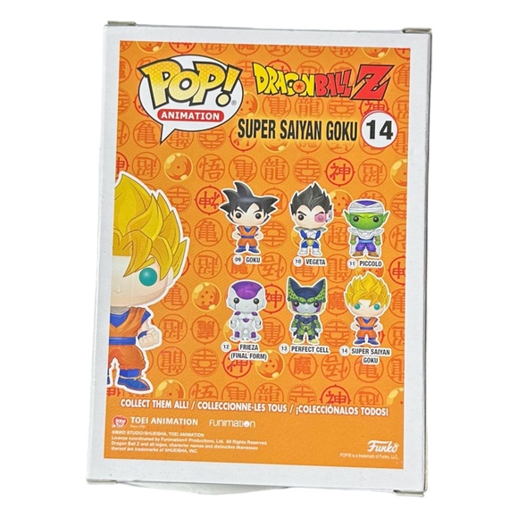 Funko Pop! Animation Dragonball Z Super Saiyan Goku #14 Vinyl - Picture 3 of 5